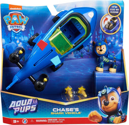 PAW Patrol Aqua Pups - Transformerend zeevoertuig met PAW Patrol-speelfiguur - stijlen kunnen variëren