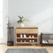 vidaXL - Schoenenkast - 70x36x60 - cm - bewerkt - hout - sonoma - eikenkleurig