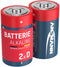 Ansmann Mono D - Batterijen Alkaline 1,5 V - 2 stuks (2 stuks)