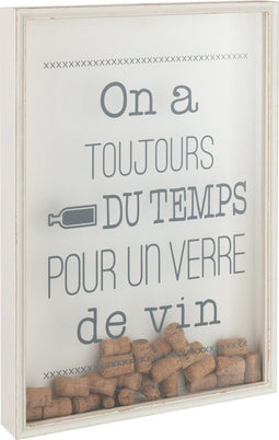 J-Line kader Kurken Frans - hout - beige - large