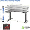 Eureka Ergonomic -L60 Height Adjustable Gaming Desk - Black