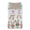 Happy Friday Sheet set 2 pieces Rabbit family 120x180 cm (Cot bed) Multicolor