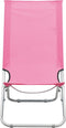 vidaXL - Strandstoelen - 2 - st - inklapbaar - stof - roze