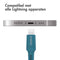imoshion Kabel - Geschikt voor Lightning naar USB C - 1 meter - Oplader Kabel geschikt voor Apple iPhone 11/12/13/14 - Donkerblauw