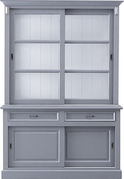 HSM Collection Buffetkast Provence - 150 cm - grijs/wit