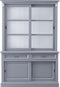 HSM Collection Buffetkast Provence - 150 cm - grijs/wit