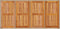 Tuintafel 190x90x75 cm poly rattan en acaciahout beige