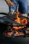 CookKing Multi-functionele Vuurschaal Montana X met Grillrooster 60 cm - Hoge Kwaliteit Staal - Handgemaakt in Europa