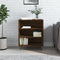 vidaXL - Dressoir - 57x35x70 - cm - bewerkt - hout - bruin - eikenkleur