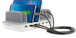 4smarts 462310 - Docking Station - 7 uitgangen 60W - Grijs
