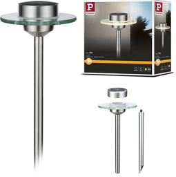 Paulmann Ufo - Solar LED-tuinspots - IP44 3000K - Edelstaal