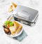 DOMO DO9136C - Contactgrill 3-in-1 - Verwisselbare bakplaten voor croque wafel grill - Silver