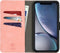 iMoshion Hoesje Geschikt voor iPhone Xr Hoesje Met Pasjeshouder - iMoshion Uitneembare 2-in-1 Luxe Bookcase - Roze