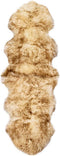 vidaXL - Vloerkleed - 60x180 - cm - schapenvacht - gemêleerd - bruin