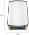 NETGEAR Orbi RBR860S - Mesh WiFi - WiFi 6 - 6000 Mbps - Tri-Band - Wit (1-pack)