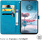 iMoshion Hoesje Geschikt voor Motorola Edge 40 Neo Hoesje Met Pasjeshouder - iMoshion Mandala Bookcase - Turquoise