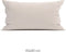 Zohome Kussensloop Lino - Kussenhoes van 40x80 cm - 1 stuk - 100% Katoen - Beige