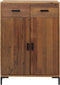 vidaXL - Schoenenkast - 75x40x110 - cm - massief - grenenhout