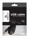 Gembird CC-USB-AMP35-6 - Voedingskabel USB-AM naar 3,5 mm - 1,8 m - Zwart