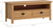 vidaXL - Tv-meubel - Hill - 110x40x47 - cm - grenenhout - honingbruin