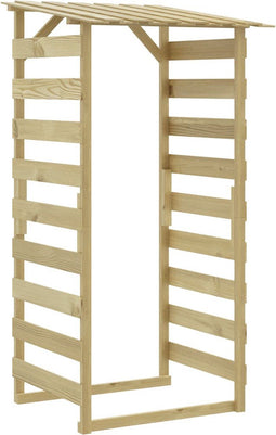 vidaXL - Pergola - met - dak - 100x90x200 - cm - geïmpregneerd - grenenhout