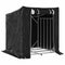 vidaXL - Haardhoutrek - met - regenhoes - 101x61x110,5 - cm - gegalvaniseerd - staal
