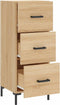 vidaXL - Dressoir - 34,5x34x90 - cm - bewerkt - hout - sonoma - eiken