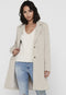 ONLY ONLCARRIE MEL COAT OTW NOOS - Dames Jas - Omkeerbaar - Katoen/Polyester - Etherea Melange