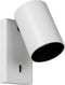 Atmooz - Wandspot Nuo - wit - Opbouwspot - Wandlamp met 1 lichtbron - Industrieel - Woonkamer / Slaapkamer - Hoogte 12cm - Metaal