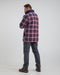 Life Line Peter Gevoerde Flanel Vest Heren Zwart/rood/wit Maat M