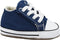 Converse Chuck Taylor All Star Cribster babysloffen blauw - Maat 17