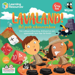 Wijzer Lavaland - Rekenspel voor groep 3 t/m 5 - Oefen tellen optellen en aftrekken