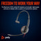 Poly Blackwire C3210 - Over Ear headset - USB-C met microfoon en volumeregeling - Zwart