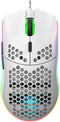 HXSJ J900 - Bedrade Gaming Muis - 6400DPI - Ultra licht - RGB Verlichting - Optisch - Wit