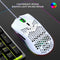 HXSJ J900 - Bedrade Gaming Muis - 6400DPI - Ultra licht - RGB Verlichting - Optisch - Wit