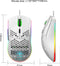 HXSJ J900 - Bedrade Gaming Muis - 6400DPI - Ultra licht - RGB Verlichting - Optisch - Wit
