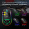 HXSJ J900 Optisch Gaming Muis - Ultra licht - RGB Verlichting - 6400 DPI - Zwart