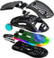 HXSJ J900 Optisch Gaming Muis - Ultra licht - RGB Verlichting - 6400 DPI - Zwart