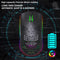 HXSJ T66 - Draadloze Gaming Muis - Computermuizen - Ultra licht - RGB Verlichting - Zwart