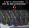 HXSJ T66 - Draadloze Gaming Muis - Computermuizen - Ultra licht - RGB Verlichting - Zwart