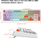 HXSJ V300 - Bedrade Gaming Toetsenbord - RGB - QWERTY Toetsenborden - Wit