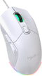 HXSJ X300 - Optisch Gaming Muis - 7200DPI - Ultra licht - RGB Verlichting - Computermuizen - Wit
