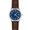 Tyme Cambridge Heren Horloge - Polshorloge - 38mm Waterdicht - Blauw/Bruin