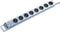 Brennenstuhl 1153340338 Overspanningsveilige stekkerdoos 8-voudig Blauw (metallic) Randaarde stekker 1 stuk(s)