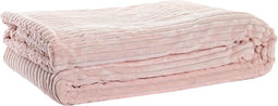 Deken DKD Home Decor 150 x 200 x 2 cm Roze Scandinavisch