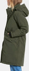 Didriksons JOSEFINE - WNS PARKA Dames - Afneembare capuchon - Donkergroen (2022)