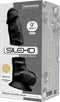 SILEXD - Realistische Dildo met Testikels - 23 x 4,4 cm - Zwart