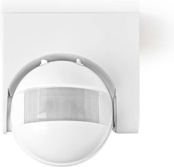 Nedis Bewegingsdetector - Binnen- en Buitenshuis - 3-Wire - Type-F (CEE 7/7) - 180 ° - 5 - 300 W - 300 W - 1200 W - 3 - 2000 Lux - Sensortechnologie: PIR - Sensorbereik: 0.0 - 12.0 m
