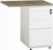 Ladeblok met aanbouwstuk 80x60cm 3 laden kleur aluminium (ral9006) topblad speciale kleur