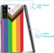 imoshion Hoesje Geschikt voor Samsung Galaxy S21 FE Hoesje Siliconen - imoshion Design hoesje - Meerkleurig / Rainbow Flag